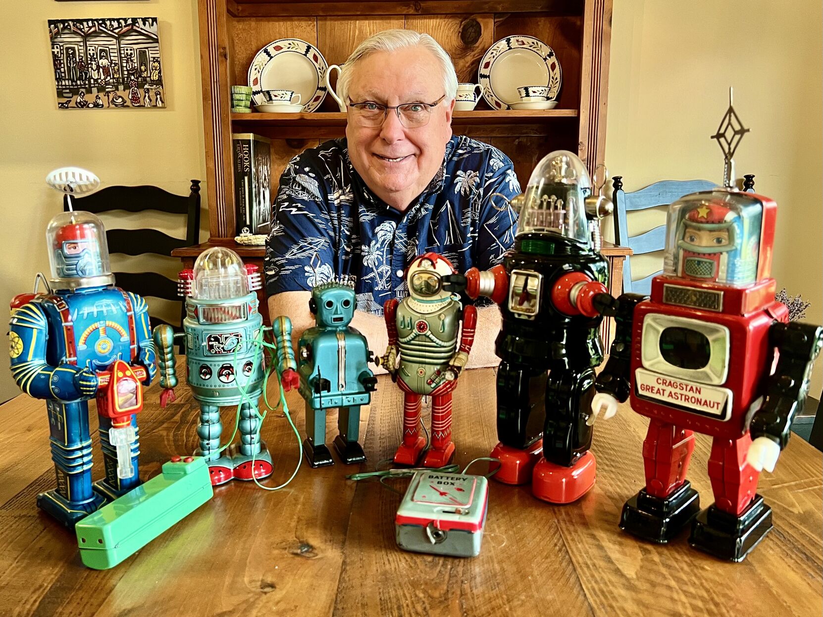 Every day is a sci-fi matinee at this Louisiana home full of vintage Japanese robots